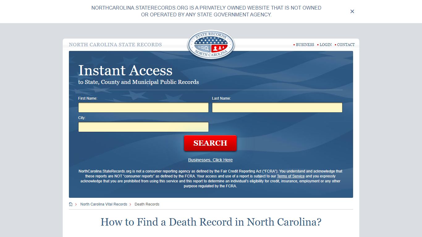 How to Find a Death Record in North Carolina? - State Records